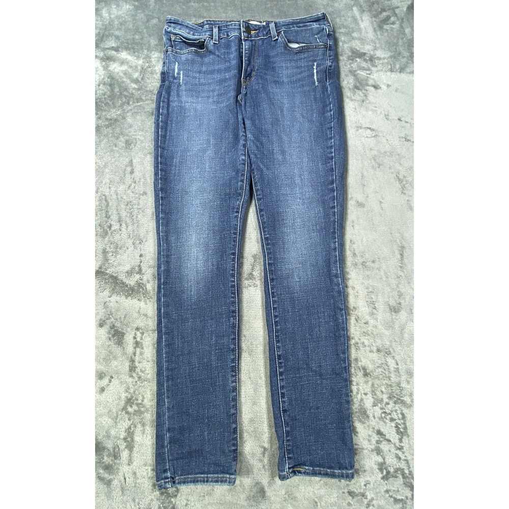 Levi's 711 Skinny Jeans Womens 30x28 Medium Wash Cotton Blend Denim Preppy